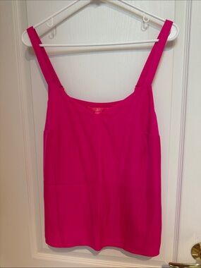 Lilly Pulitzer Women's Hot Pink Sleeveless Tank Top